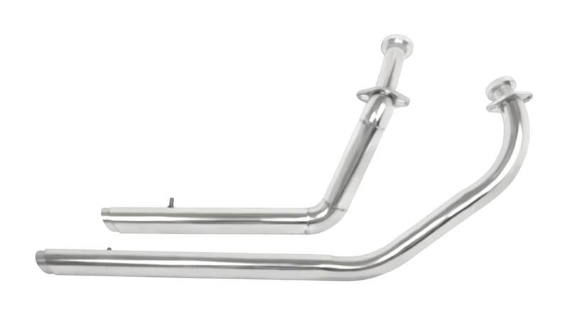 Motorrad Auspuff Mittelrohr Für Suz&uki Für B&oulevard C50 C50T 2005-2024 C50C 2006-2024 M50 2005-2024 VL800 2001-2024 Motorrad Auspuffrohr Schalldämpfer(Chrom) von Ciloc