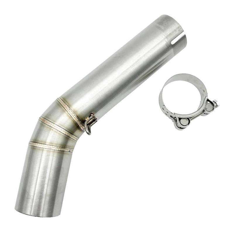 Motorrad Auspuff Mittelrohr Für Suz&uki GSXR600 GSXR 600 750 2006 2007 K6 Motorradzubehör Auspuff Mittelglied Verbindungsrohr(Silber) von Ciloc
