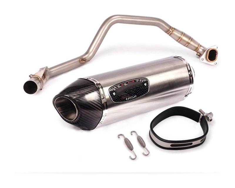 Motorrad Auspuff Mittelrohr Für X-ADV750 X ADV750 X-ADV XADV 750 51mm Motorrad Volle System Auspuffrohr Flucht Header Schalldämpfer(4) von Ciloc