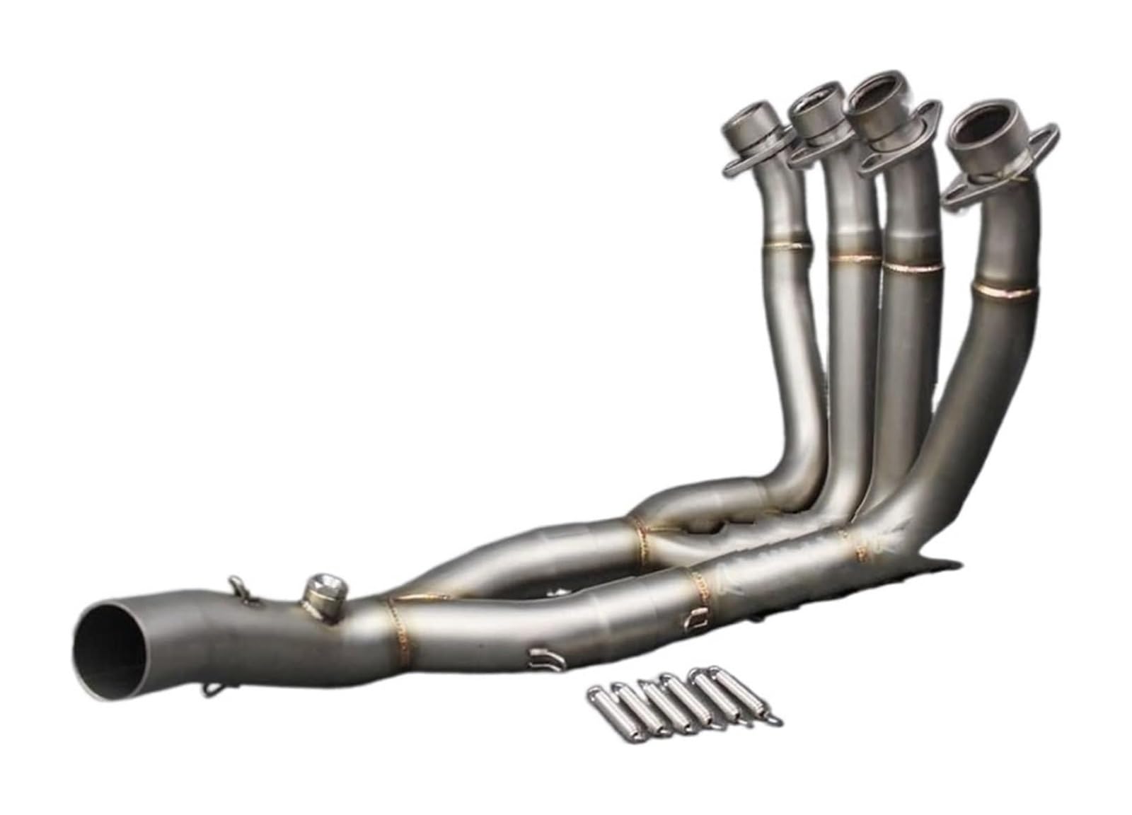 Motorrad Auspuff Mittelrohr Für Y&amaha Für YZF R6 2006-2014 Motorrad Volle Systeme Auspuff Header Rohr Ohne Schalldämpfer(1) von Ciloc