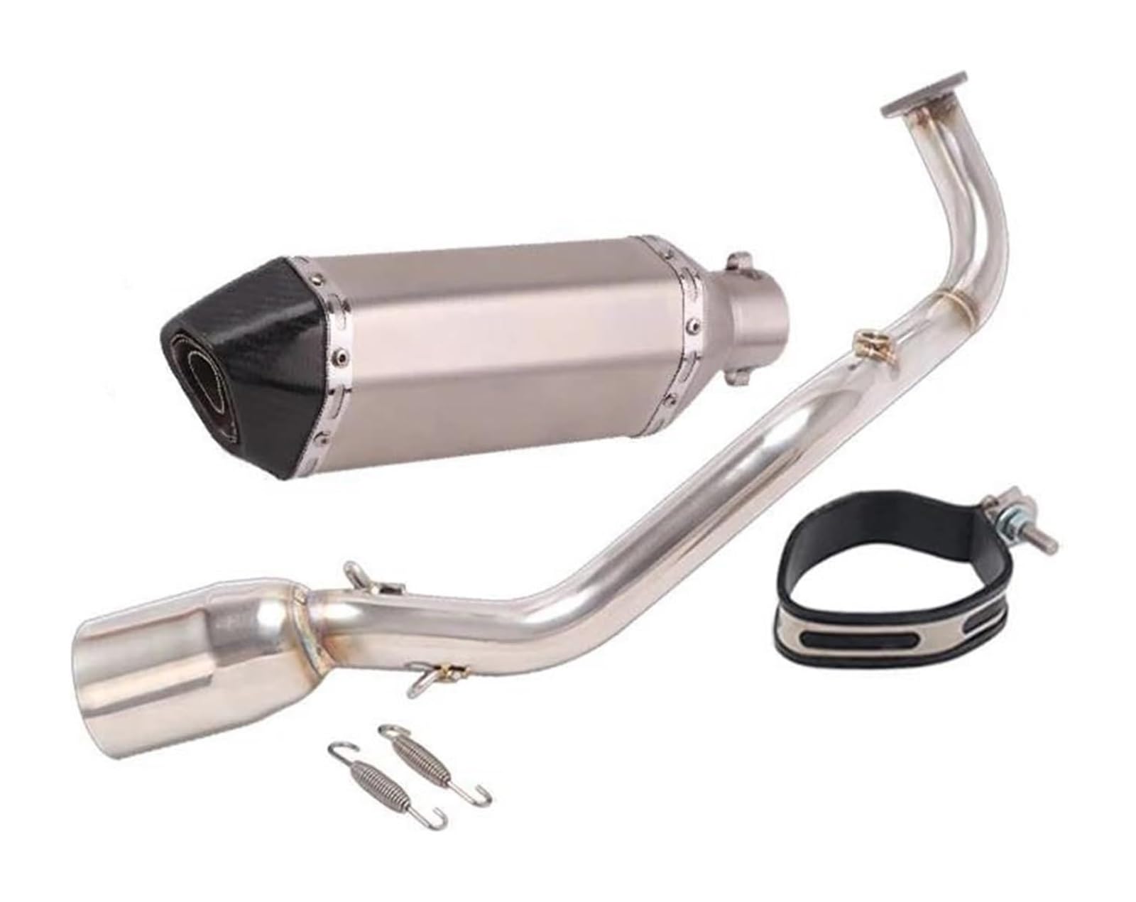 Motorrad Auspuff Mittelrohr Für Y&amaha Xmax 125 X MAX125 2021 2022 Motorradauspuff Escape Fornt Link Pipe Schalldämpfer Slip On Full Systems(11) von Ciloc
