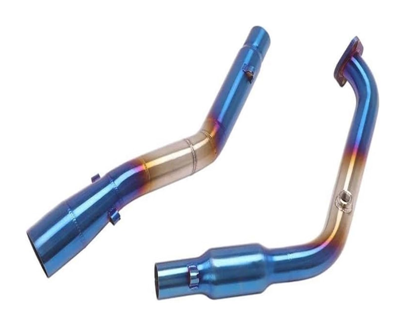 Motorrad Auspuff Mittelrohr Für Y&amaha YZF R15 R125 V3 V4 YZF-R15 MT-15 2020–2023 Motorrad-Auspuffrohr-Schalldämpfer Vorne Mittleres Verbindungsrohr(Type a) von Ciloc