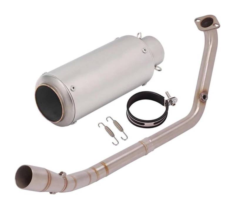Motorrad Auspuff Mittelrohr Für Y&amaha YZF R15 V3 R125 MT125 Mt 125 2017–2020 Motorrad-Auspuff-Endschalldämpfer Auspuff Modifizieren Sie Vorderen Verbindungsrohr-Schalldämpfer(Type 1) von Ciloc