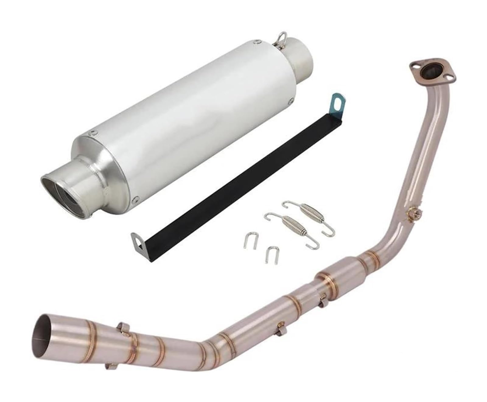 Motorrad Auspuff Mittelrohr Für Y&amaha YZF R15 V3 V4 R125 MT125 2020-2023 Motorrad-Auspuff-Endschalldämpfer Auspuff Escape Modified Front Link Pipe Schalldämpfer(Type 6) von Ciloc