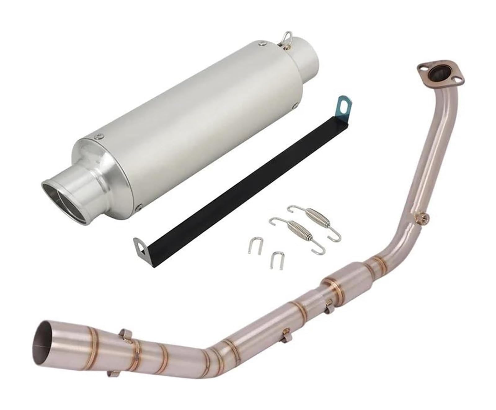 Motorrad Auspuff Mittelrohr Für Y&amaha YZF R15 V3 V4 R125 MT125 2020-2023 Motorradauspuff Escape Modified Front Link Pipe Schalldämpfer(Type 5) von Ciloc