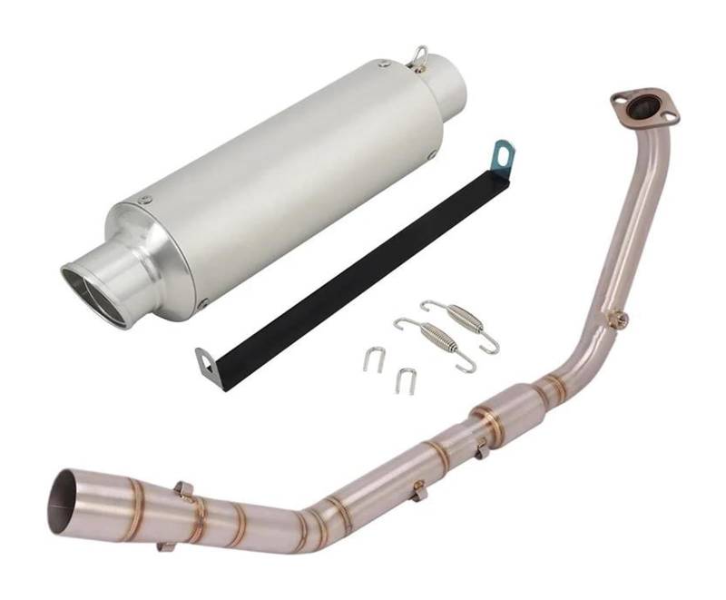 Motorrad Auspuff Mittelrohr Für Y&amaha YZF R15 V3 V4 R125 MT125 2020-2023 Motorradauspuff Escape Modified Front Link Pipe Schalldämpfer(Type 5) von Ciloc