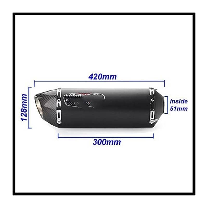Motorrad Auspuff Mittelrohr Für Y&amaha YZF R25 R3 MT03 MT-03 2014-2018 Motorradauspuff Schalldämpfer Mid Link Pipe Adapter DB Killer(2) von Ciloc