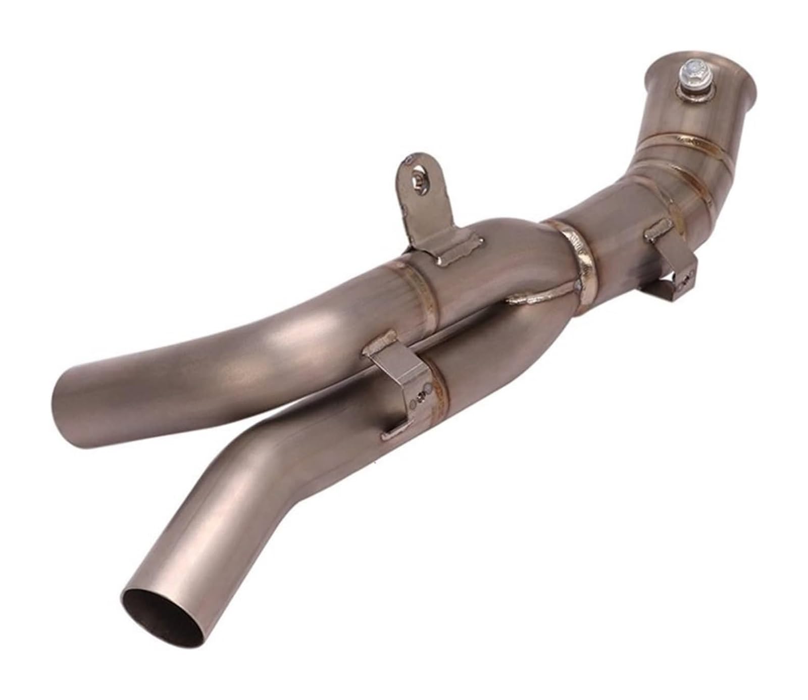 Motorrad Auspuff Mittelrohr Für Y&amaha YZFR1 YZF R1 2009-2014 Motorradauspuff Escape Modifizierter Katalysator Mid Link Pipe Eliminator Verbesserter Schalldämpfer Slip On(1) von Ciloc