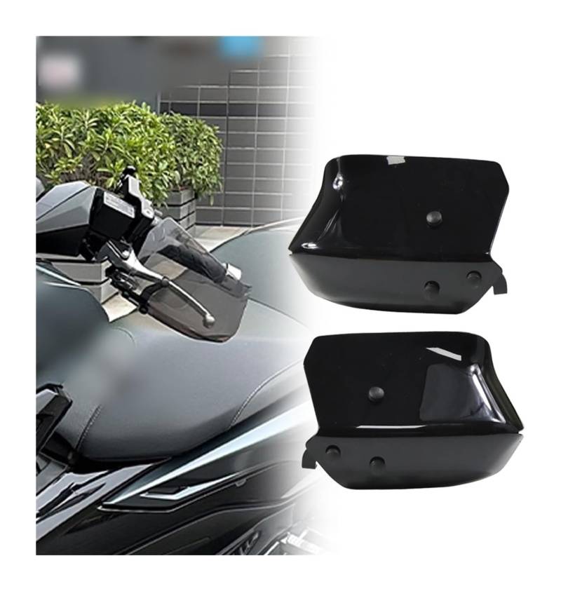 Motorrad Lenker Handschutz Für K&YMCO AK550 AK 550 Für Xciting S 400 400I Für G-Dink 300I Universal Scooter Griffschutz Handprotektoren Lenkerschutz(Schwarz) von Ciloc