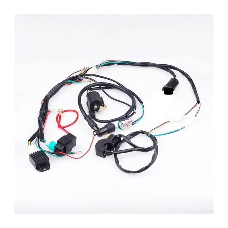 Motorrad Magneto Stator Spule Für 50CC-110CC Motorrad CDI Ignition Control Modul Motorrad Kabelbaum Spule CDI Zündung Box Gerät von Ciloc