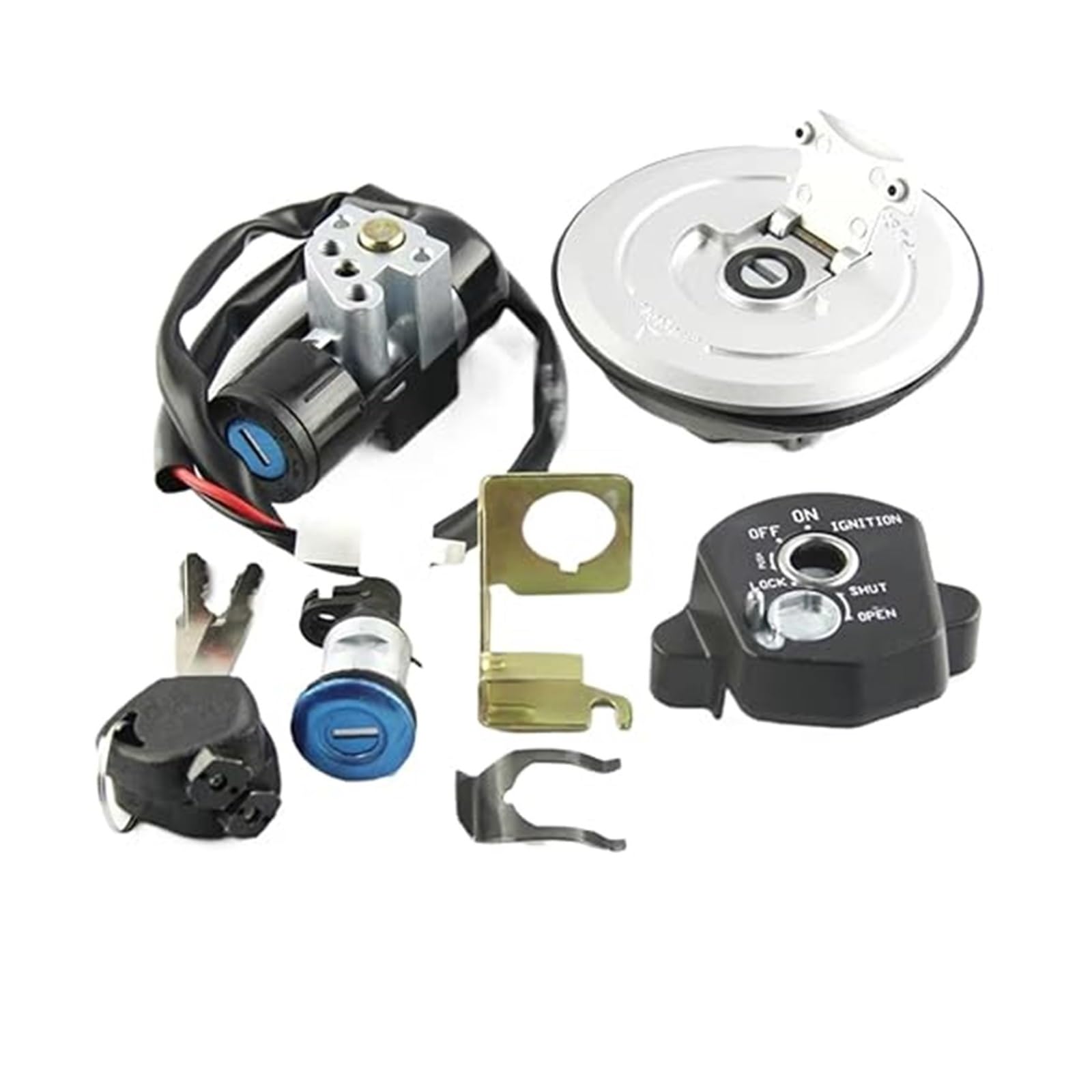 Zündschlüsselschalter Für CBR150R 2014-2016 Für CBR125R JC50 2011-2018 Für CBR125RT 2012-2016 Motorradsitz-Tankdeckel-Kit Zündschlüsselsatz Zündschlüsselschalter Für CBR150R 2014-2016 Für CBR125R JC50 2011-2018 Für CBR125RT 2012-2016 Motorradsitz-Tankdeckel-Kit Zündschlüsselsatz von Ciloc