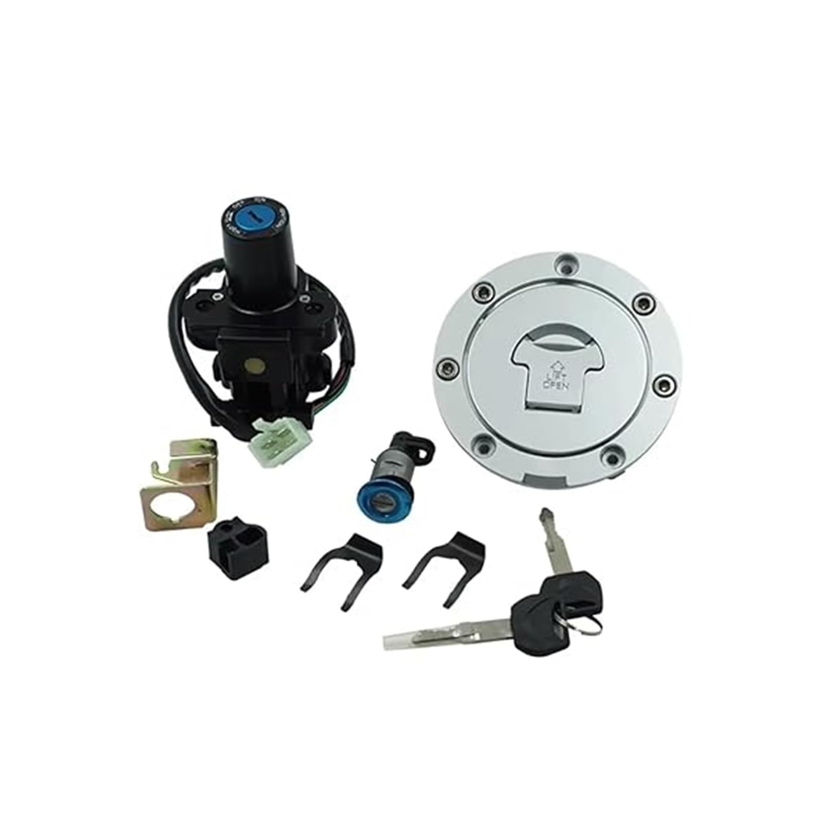 Zündschlüsselschalter Für CBR600F4/F4I 2001-2006 Für CBR600RR 2003-2006 Für CBR1000RR 2004-2007 Motorrad-Zündschloss Tankdeckel Sitzschloss Schlüsselsatz Zündschlüsselschalter Für CBR600F4/F4I 2001-2006 Für CBR600RR 2003-2006 Für CBR1000RR 2004-2007 Motorrad-Zündschloss Tankdeckel Sitzschloss Schlüsselsatz von Ciloc