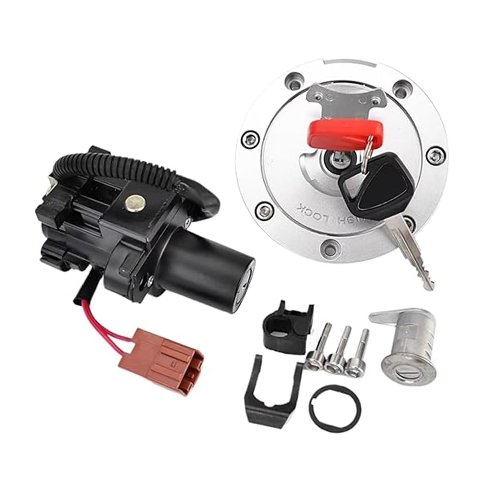Zündschlüsselschalter Für CBR600RR 2007-2017 Für CB1000 Für CB1000R 2009-2014 Zündschalter Tankdeckel Sitzschloss Schlüssel Motorradzubehör Zündschlüsselschalter Für CBR600RR 2007-2017 Für CB1000 Für CB1000R 2009-2014 Zündschalter Tankdeckel Sitzschloss Schlüssel Motorradzubehör von Ciloc