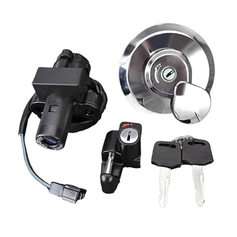 Zündschlüsselschalter Für CLR125 Für City Für Fly 1998 Für XR125L 2003-2008 35010-KFT-620 Zündschalter Tankdeckel Sitzschloss Schlüssel Motorradzubehör von Ciloc