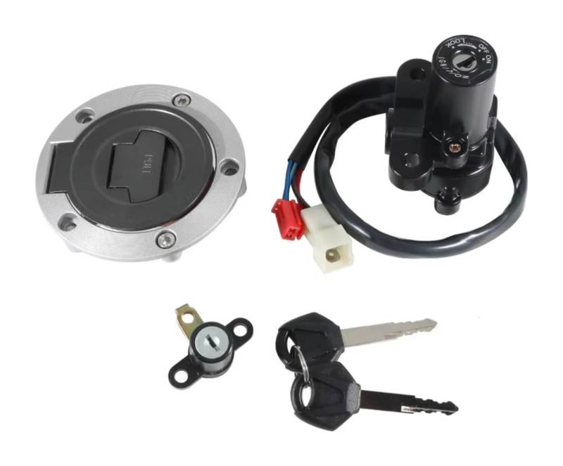 Zündschlüsselschalter Für FJ09 2015 2016 Für FZ09 2014 2015 2016 Für FZ07 2015 2016 Motorrad-Tankdeckel-Schlosssatz von Ciloc