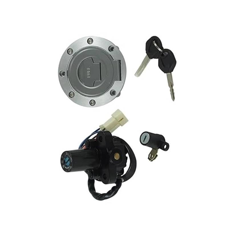 Zündschlüsselschalter Für FZ6 Für FZ6R Für FZ6N Für FZ6S 2004-2015 Motorrad-Zündschalter-Kit Tankdeckel Tankdeckel Sitzschloss von Ciloc
