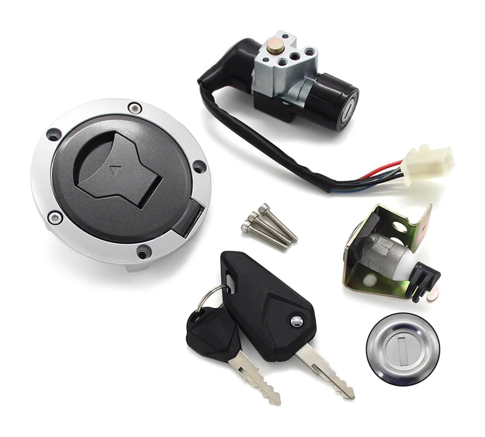 Zündschlüsselschalter Für GROM Für MSX125SF Für GROM125 AC Motorrad Zündschloss Kit Montage Kraftstoff Tankdeckel Tankdeckel Mit 2 Schlüssel Zündschlüsselschalter Für GROM Für MSX125SF Für GROM125 AC Motorrad Zündschloss Kit Montage Kraftstoff Tankdeckel Tankdeckel Mit 2 Schlüssel von Ciloc