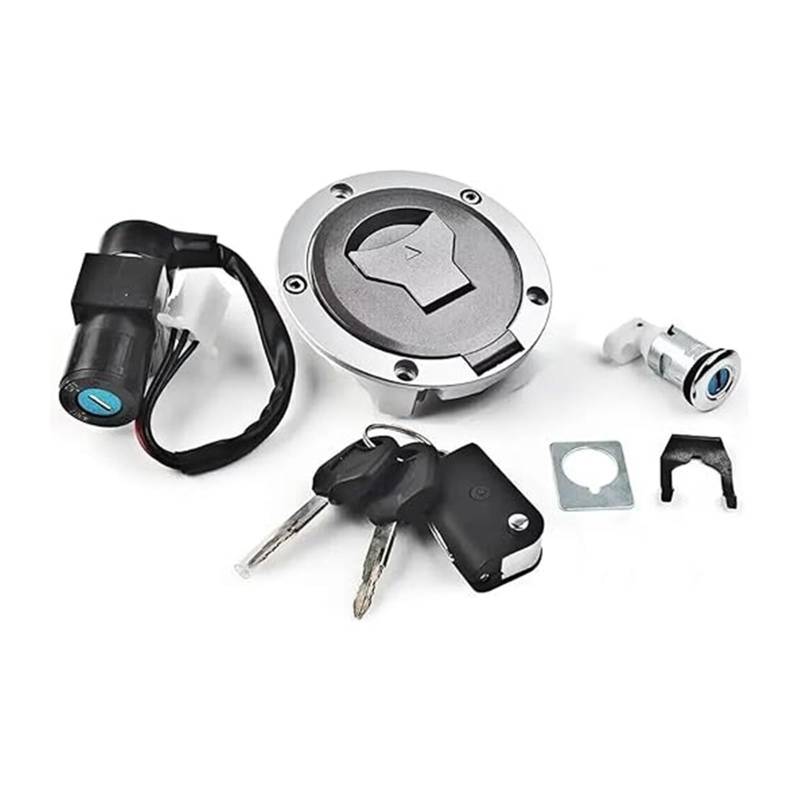 Zündschlüsselschalter Für Grom125 AC Für Handlebar 2017-2020 Für Grom125 2017-2023 Motorrad-Zündschalter-Tankdeckel-Schlüsselschloss-Set Zubehör von Ciloc