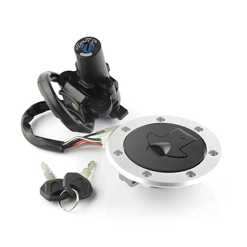 Zündschlüsselschalter Für Kawa&saki Für ZR400 Für XANTHUS 1992 1993-1995 Motorrad Zündschlüsselschalter Tankdeckel Sitzschloss Kit von Ciloc