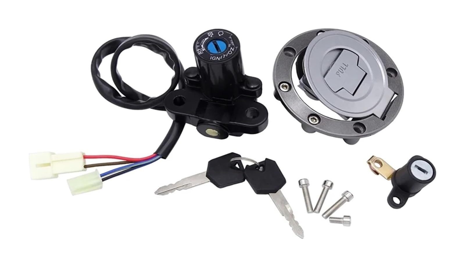Zündschlüsselschalter Für MT03 2006-2012 Für YZF R6 R1 XJ6 FJ09 FZ09 FZ07 FJ13 FZ1 FZ6 FZ8 Motorrad-Zündschlossschloss Tankdeckel Mit 2 Schlüsselsätzen Zündschlüsselschalter Für MT03 2006-2012 Für YZF R6 R1 XJ6 FJ09 FZ09 FZ07 FJ13 FZ1 FZ6 FZ8 Motorrad-Zündschlossschloss Tankdeckel Mit 2 Schlüsselsätzen von Ciloc