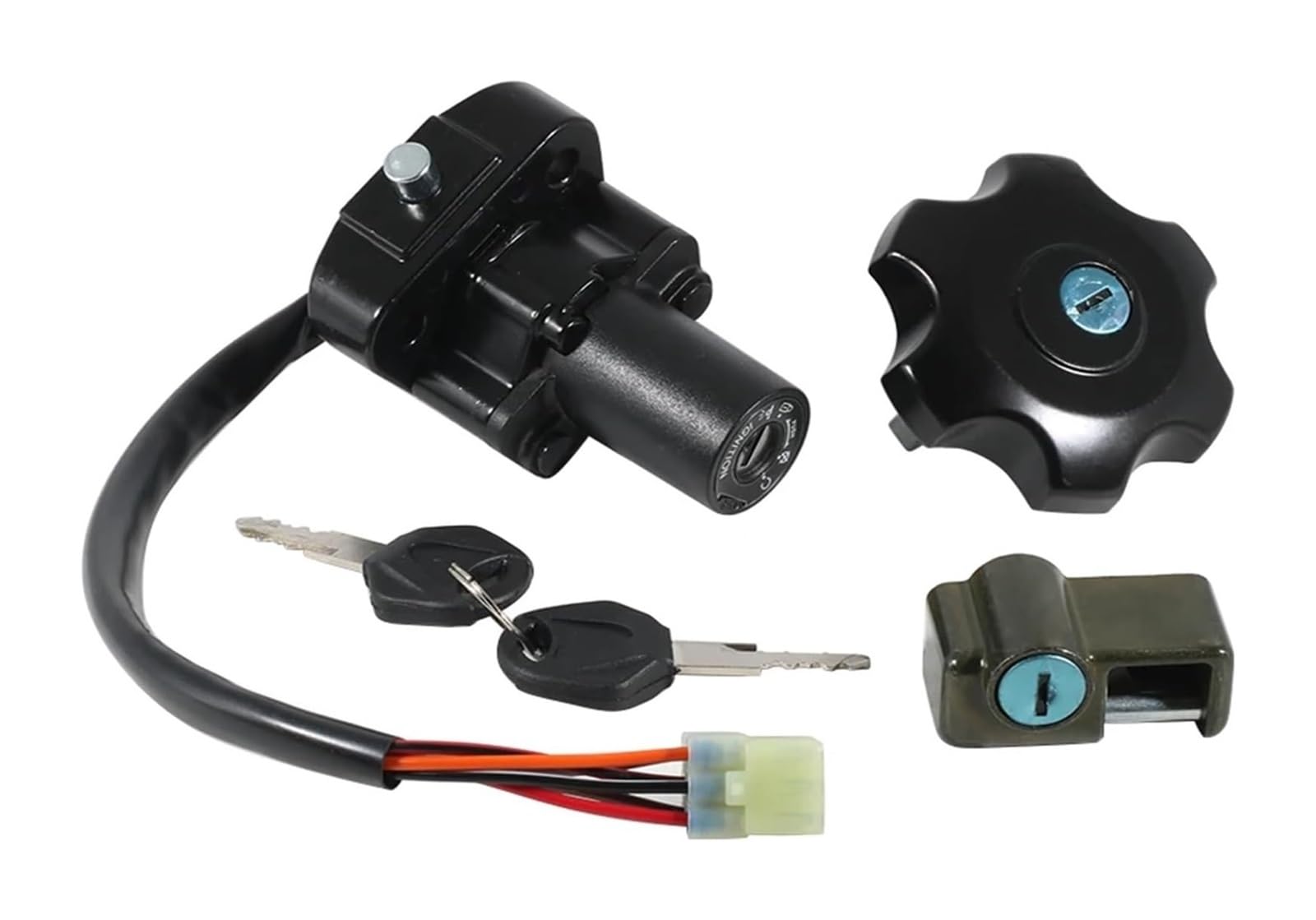 Zündschlüsselschalter Für Suz&uki DR650 Für DR650SE 1996-2022 Motorrad Zündschloss Sitzschloss Schlüssel Tankdeckel Anzug 37000-04810 37000-04811 Zündschlüsselschalter Für Suz&uki DR650 Für DR650SE 1996-2022 Motorrad Zündschloss Sitzschloss Schlüssel Tankdeckel Anzug 37000-04810 37000-04811 von Ciloc