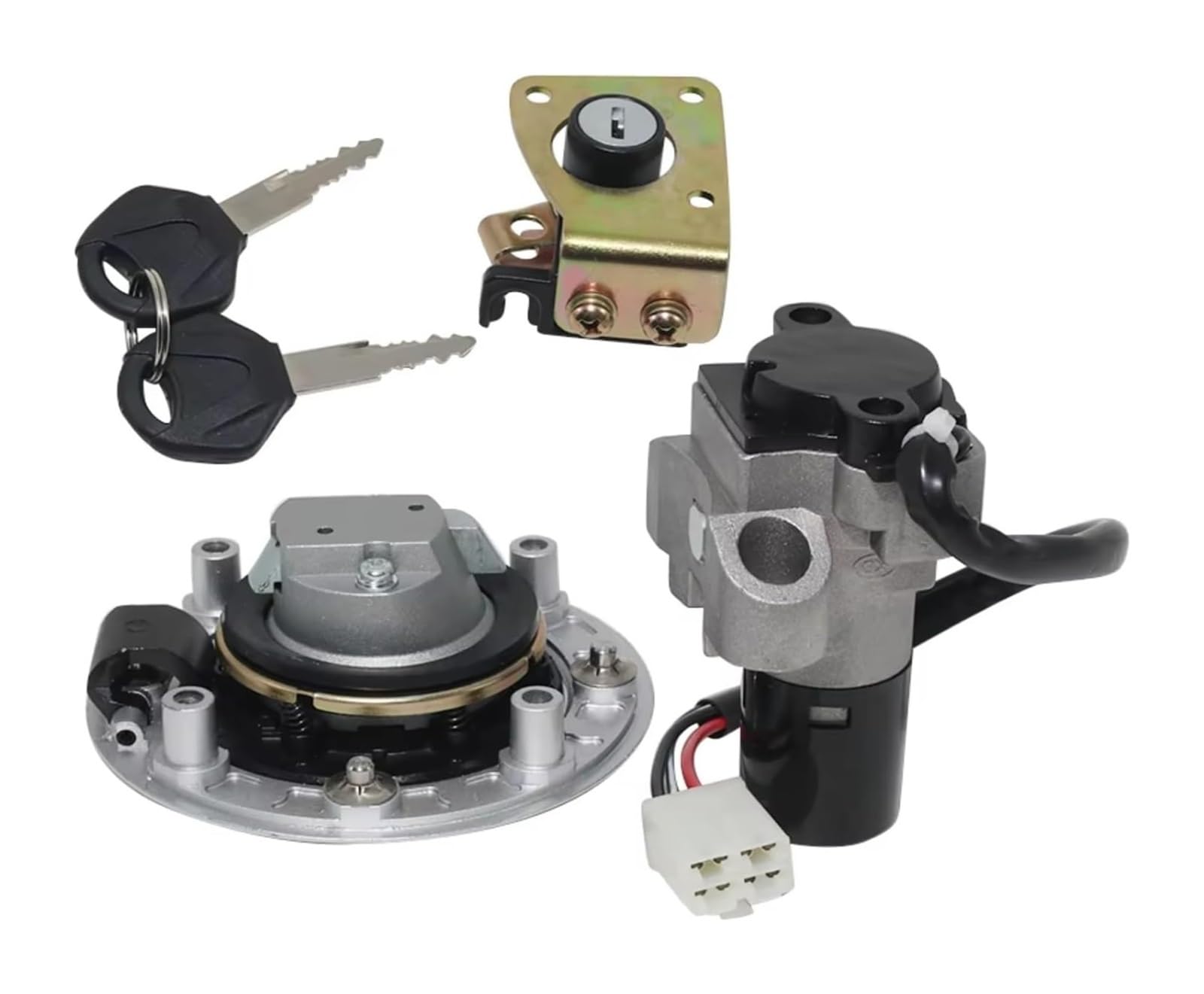 Zündschlüsselschalter Für Suz&uki Für GSF400 Für Bandit Für GK7AA 1995-2000 Für GSX400 Für GK79A Für Impulse 1994-1999 Motorrad-Tankdeckel-Verriegelungssatz Zündschlüsselschalter Für Suz&uki Für GSF400 Für Bandit Für GK7AA 1995-2000 Für GSX400 Für GK79A Für Impulse 1994-1999 Motorrad-Tankdeckel-Verriegelungssatz von Ciloc