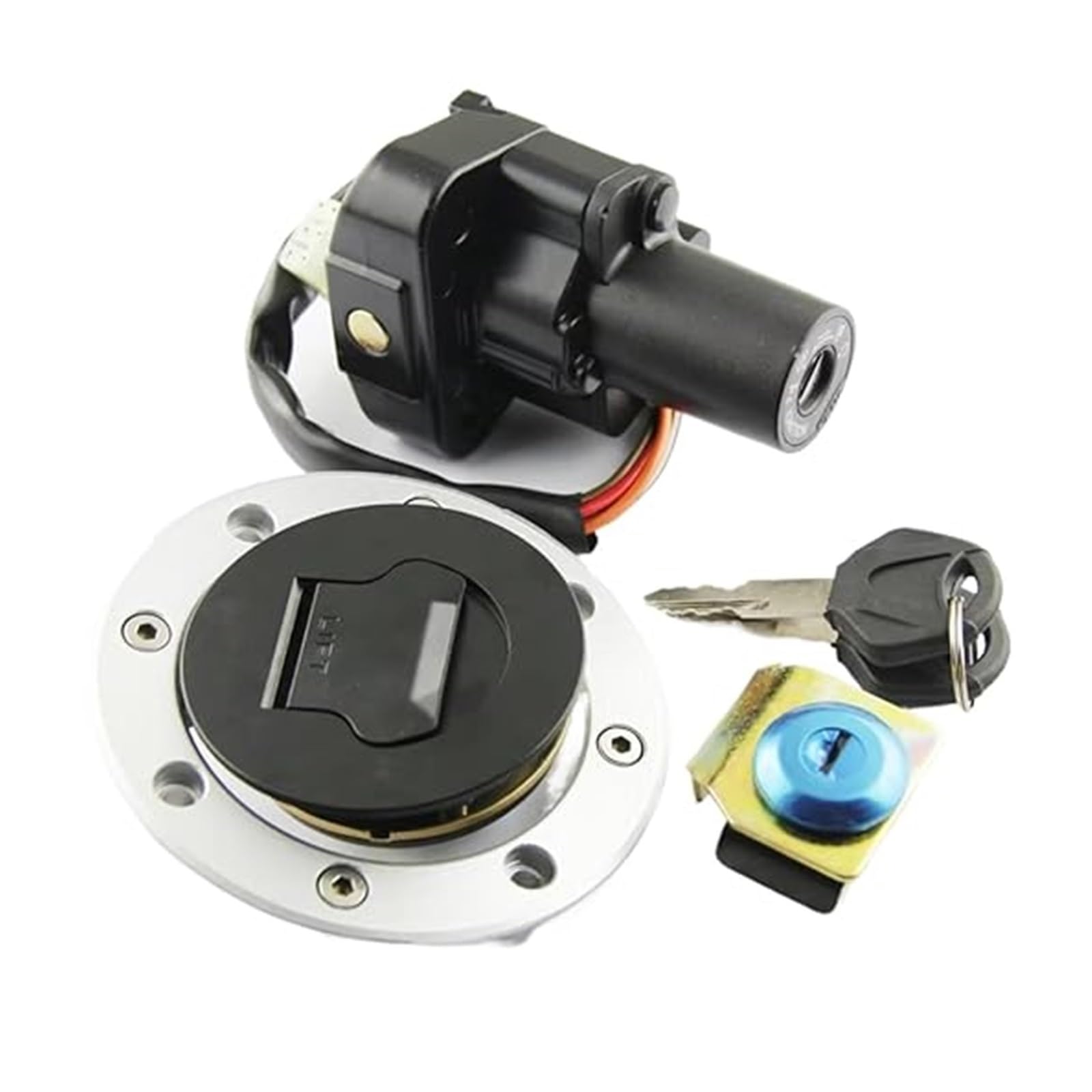 Zündschlüsselschalter Für Suz&uki Für GSX1300R Für K3 Für Haya&busa 2003 Für GSX1300R K4 Für Haya&busa 2004 Motorrad-Tankdeckel-Verriegelungssatz Zündschlüsselschalter Für Suz&uki Für GSX1300R Für K3 Für Haya&busa 2003 Für GSX1300R K4 Für Haya&busa 2004 Motorrad-Tankdeckel-Verriegelungssatz von Ciloc