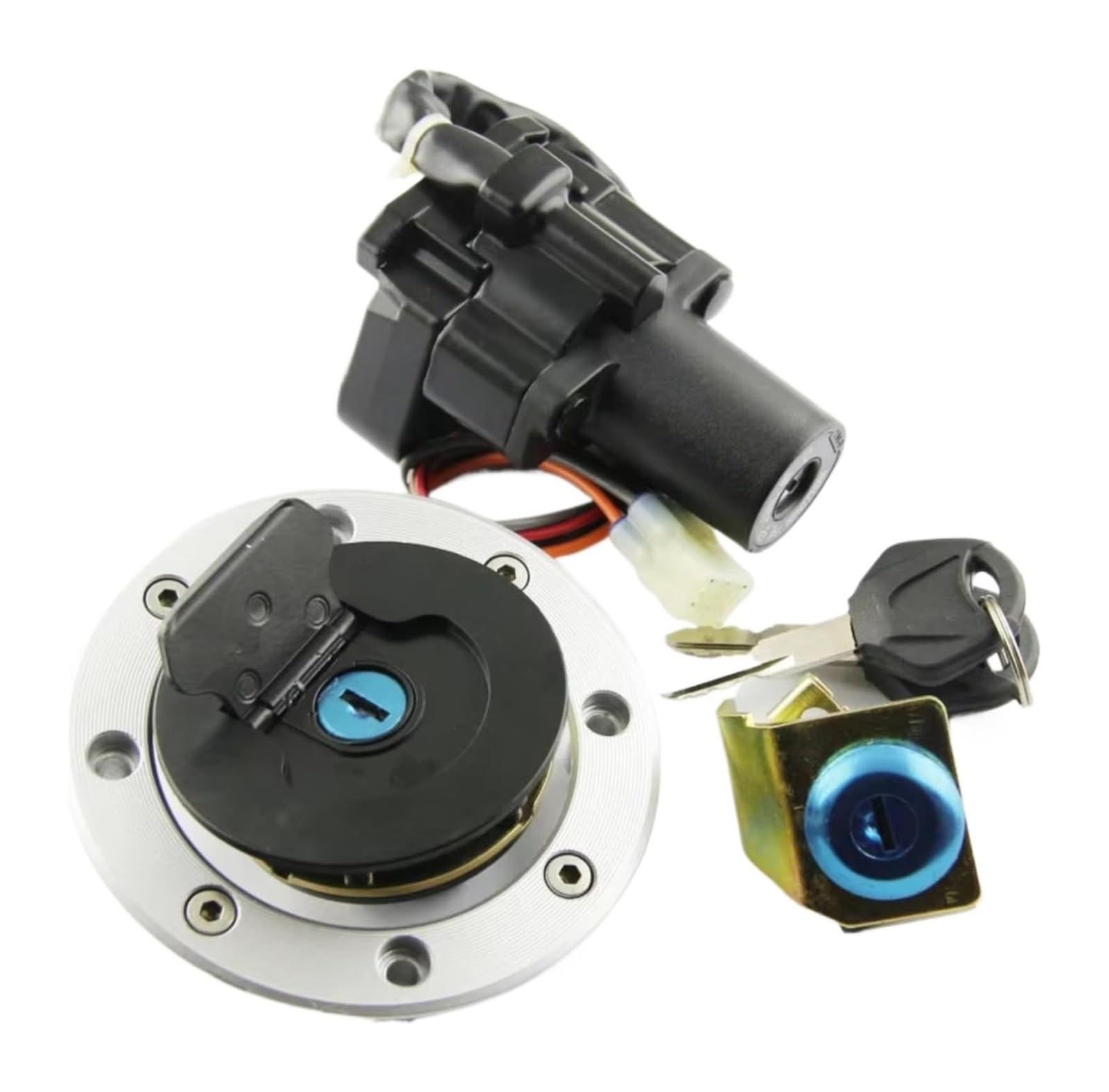 Zündschlüsselschalter Für Suz&uki Für GSX1300RX Für Haya&busa Für GSX1300RY Für Haya&busa Für GSX1300R K1 Für Haya&busa Motorrad-Tankdeckel-Verriegelungssatz Zündschlüsselschalter Für Suz&uki Für GSX1300RX Für Haya&busa Für GSX1300RY Für Haya&busa Für GSX1300R K1 Für Haya&busa Motorrad-Tankdeckel-Verriegelungssatz von Ciloc