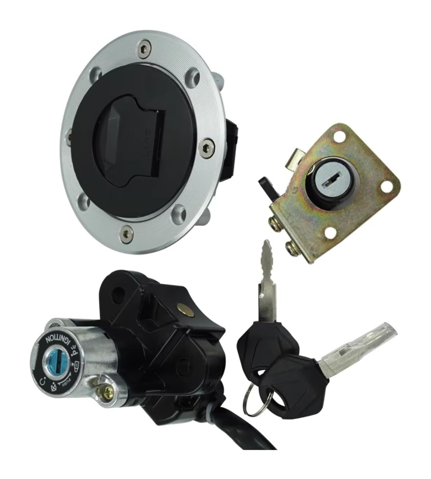 Zündschlüsselschalter Für Suz&uki Für GSX750 1998-2006 Für GSX600 1998-2006 Motorrad Zündschlüssel Schalter Tank Cover Lock Tankdeckel Zündschlüsselschalter Für Suz&uki Für GSX750 1998-2006 Für GSX600 1998-2006 Motorrad Zündschlüssel Schalter Tank Cover Lock Tankdeckel von Ciloc