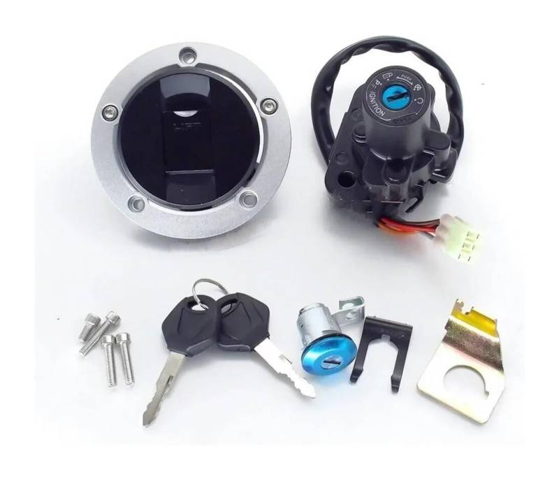 Zündschlüsselschalter Für Suz&uki Für Haya&busa Für GSXR1300 2008-2018 Motorrad Zündschloss Tankdeckel Sitzschloss Schlüsselsatz von Ciloc