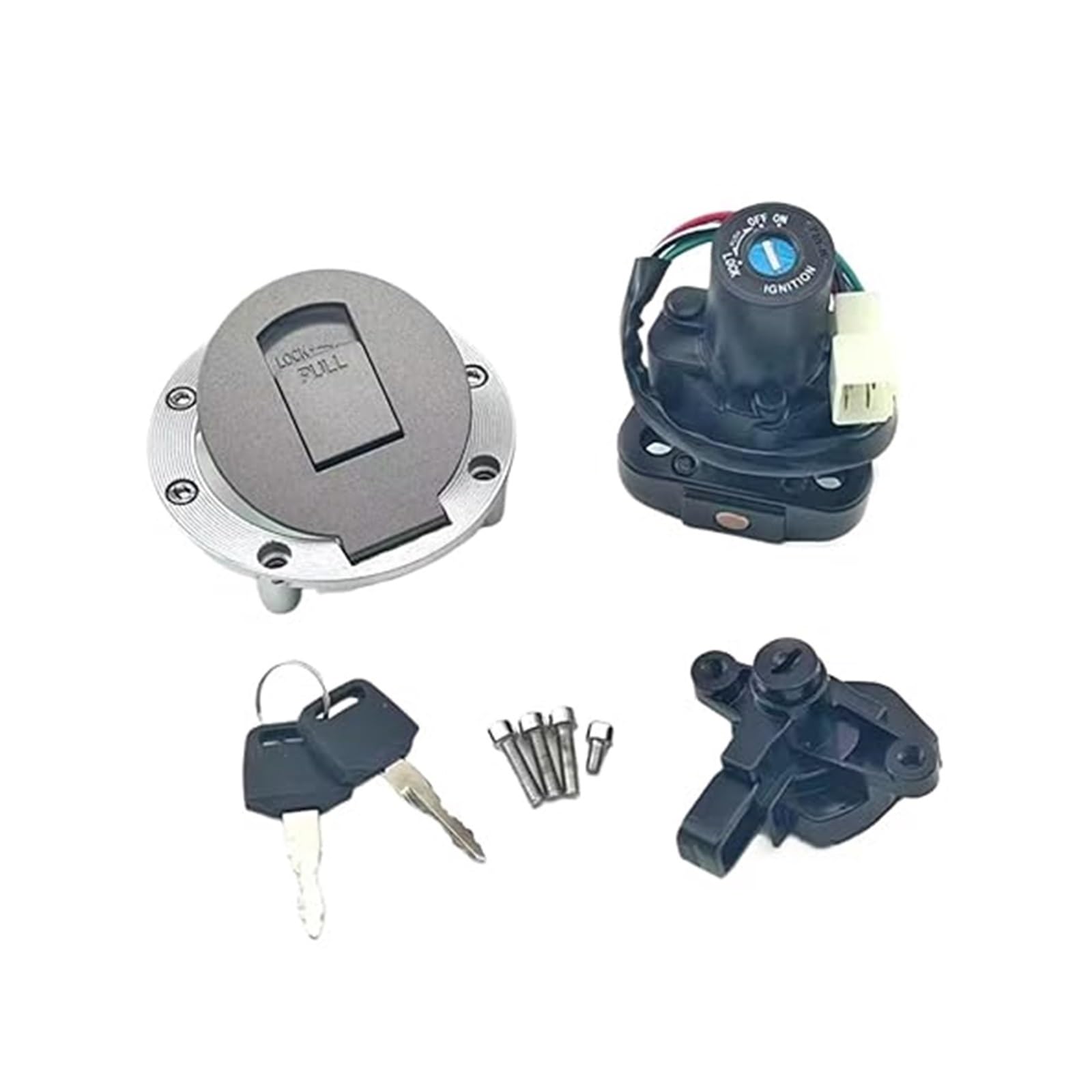Zündschlüsselschalter Für XJR400 1996-2002 Für XJR1200 1994-1998 Für XJR1300 Motorräder Zündschloss Tankdeckel Sitz Schlüsselschloss Set Zündschlüsselschalter Für XJR400 1996-2002 Für XJR1200 1994-1998 Für XJR1300 Motorräder Zündschloss Tankdeckel Sitz Schlüsselschloss Set von Ciloc