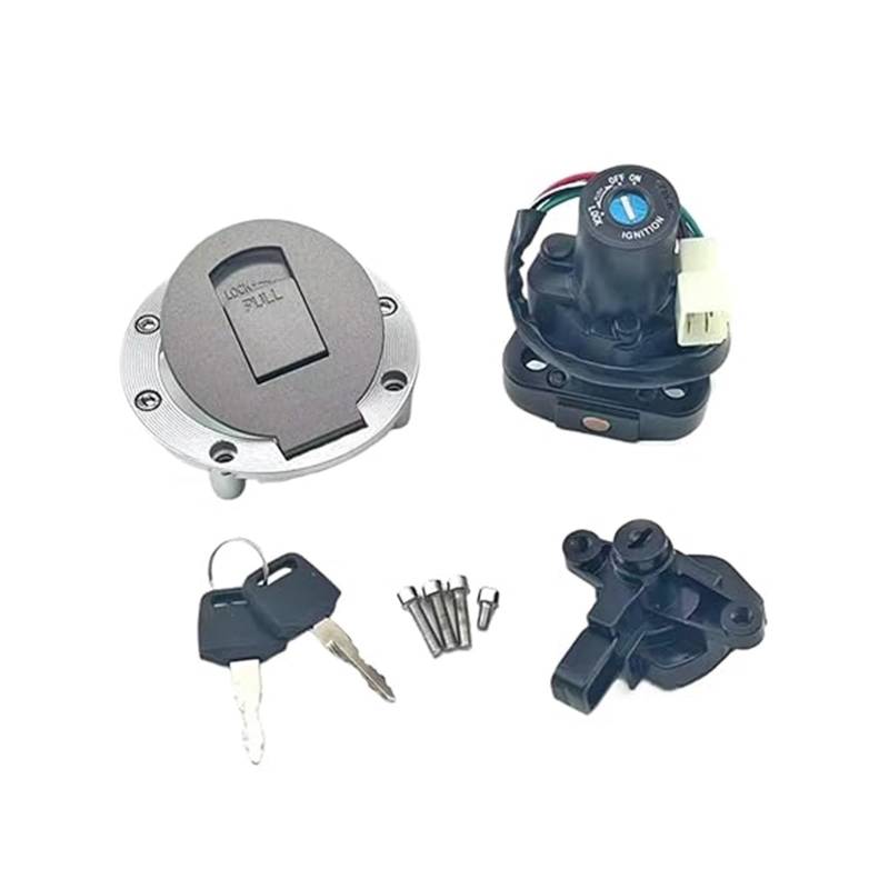 Zündschlüsselschalter Für XJR400 1996-2002 Für XJR1200 1994-1998 Für XJR1300 Motorräder Zündschloss Tankdeckel Sitz Schlüsselschloss Set von Ciloc