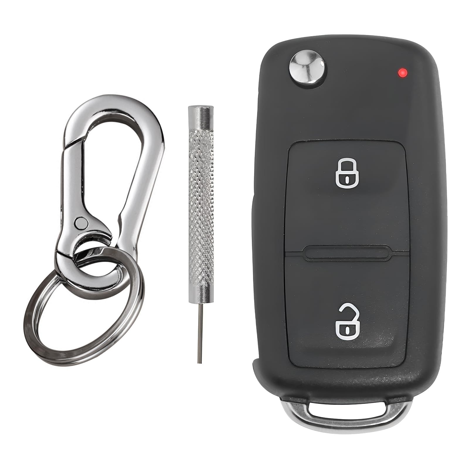 2er Set 2-Taste Autoschlüssel Gehäuse,Kompatibel mit Vw Schlüssel Gehäuse,T5 T6 Polo G Amarok Transporter Fernbedienung Klapp Auto Ersatz Schlüssel,Funkschlüssel Ersatzschlüssel 2er Set 2-Taste Autoschlüssel Gehäuse,Kompatibel mit Vw Schlüssel Gehäuse,T5 T6 Polo G Amarok Transporter Fernbedienung Klapp Auto Ersatz Schlüssel,Funkschlüssel Ersatzschlüssel von Cinsersr