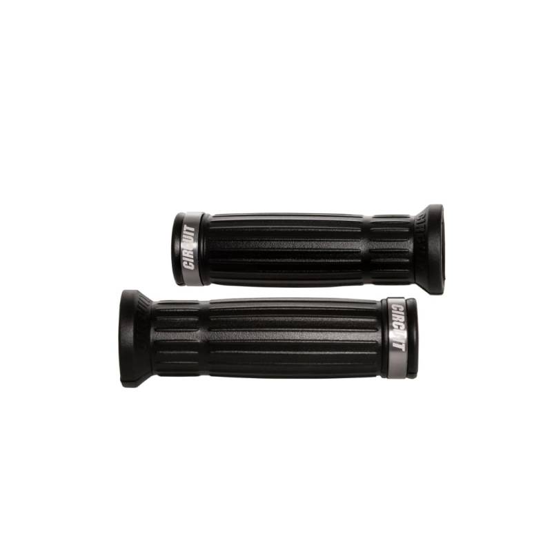 CIRCUIT Equipment MA014-124 Motorradgriffe Classic, Schwarz/Titan von CIRCUIT Equipment