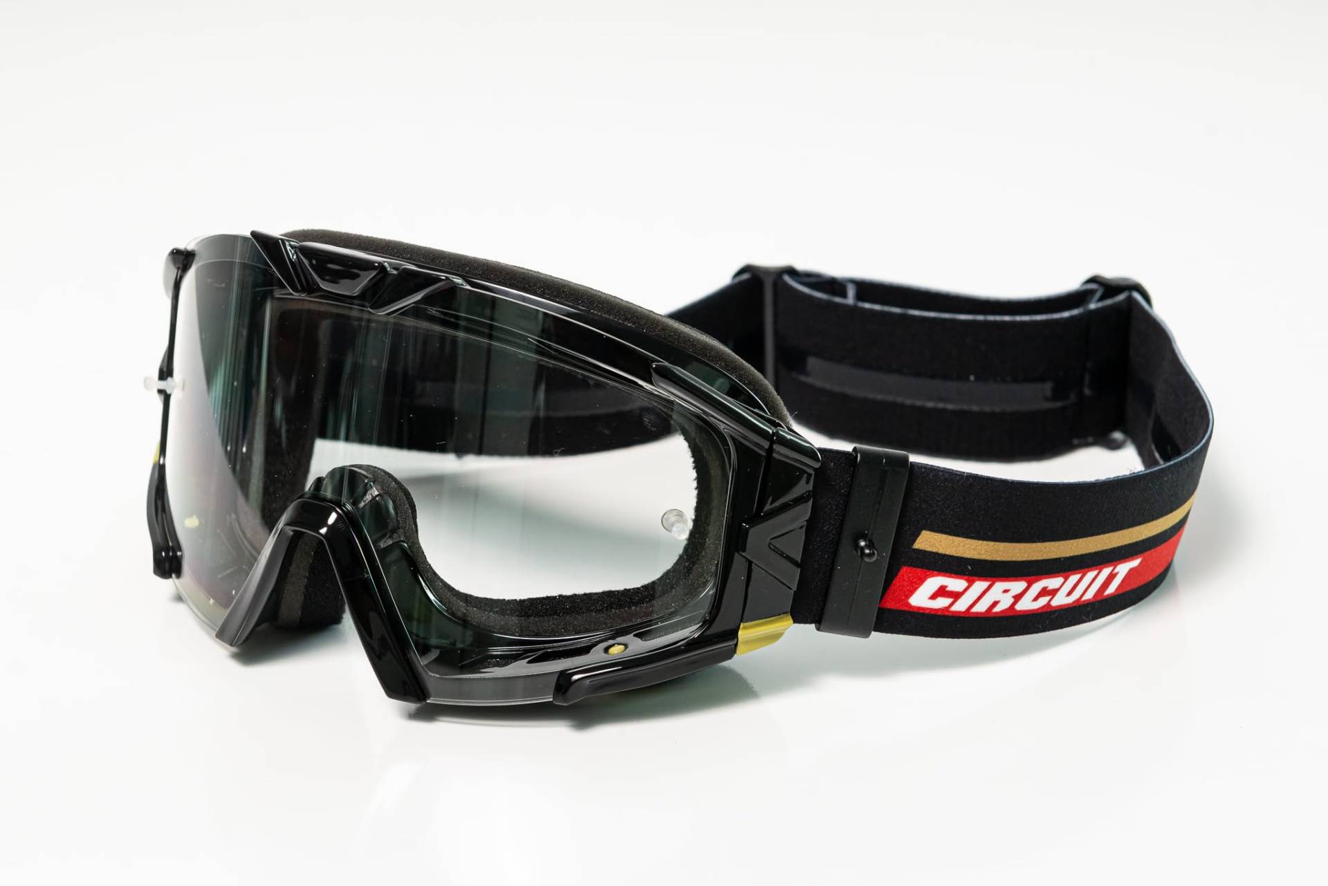 Circuit Equipment Off-road Goggle Quantum Black/Gold Clear Lens Circuit Equipment Off-road Goggle Quantum Black/Gold Clear Lens von CIRCUIT Equipment