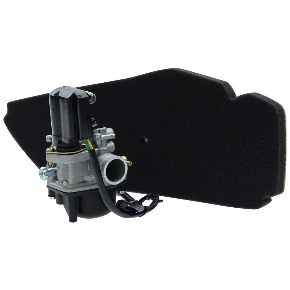 17,5mm Sport Vergaser E-Choke + Luftfilter RMS Citomerx Unterdruckanschluss kompatibel mit Piaggio Sfera NSL NSL 50 NS8 80 17,5mm Sport Vergaser E-Choke + Luftfilter RMS Citomerx Unterdruckanschluss kompatibel mit Piaggio Sfera NSL NSL 50 NS8 80 von Citomerx