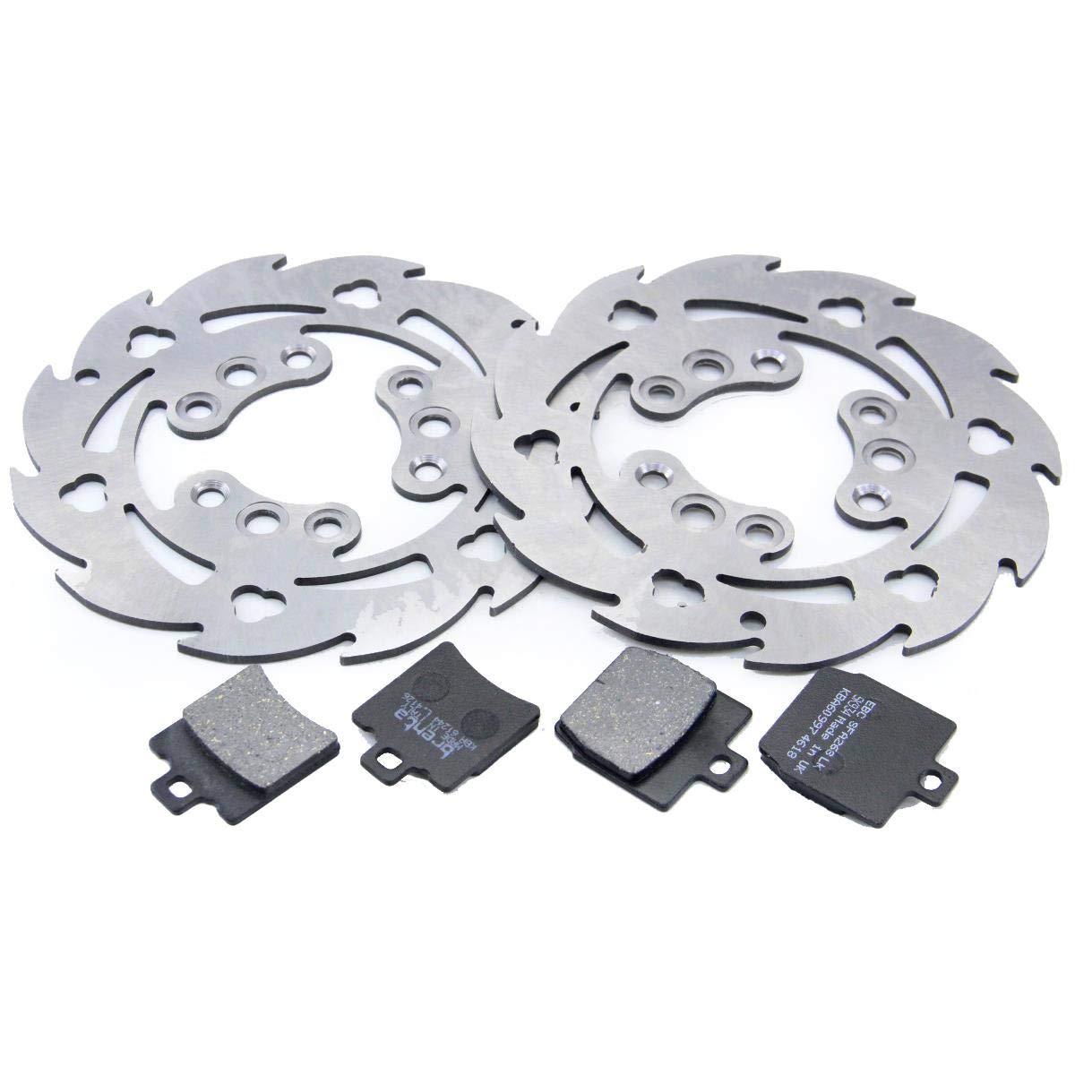 2X Bremsscheibe Wave Bremsbeläge Satz Set vorne + hinten für Yamaha Aerox MBK Nitro 2X Bremsscheibe Wave Bremsbeläge Satz Set vorne + hinten für Yamaha Aerox MBK Nitro von Citomerx