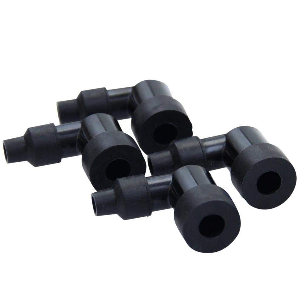 4X Oldtimer Zündkerzenstecker ohne Widerstand 90° NGK LZFH kompakt schwarz 4X Oldtimer Zündkerzenstecker ohne Widerstand 90° NGK LZFH kompakt schwarz von Citomerx