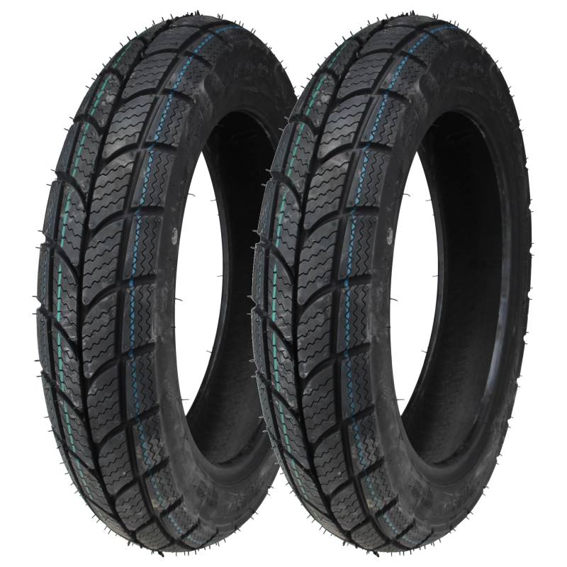 Allwetter Reifen Set 90/90-12 Winter M+S 54J TL kompatibel mit Roller Elektro Scooter von Citomerx