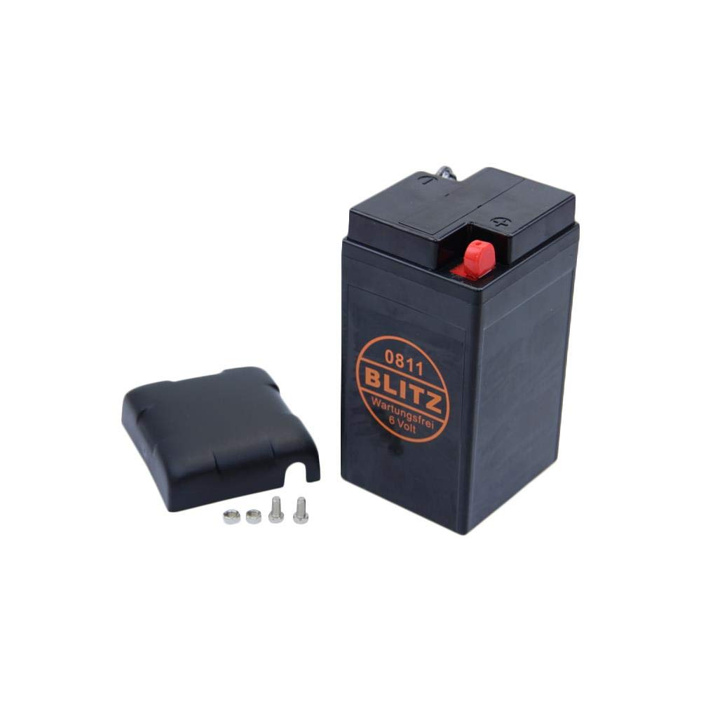 Blitz Gel Batterie 0811 6V/12AH 12A 6V 6 Volt kompatibel mit Oldie Vespa Grand Sport Rally BMW Classic Line R25 R50 R50 S R51 R60 R69 B49-6 Bj 1953-1969 Blitz Gel Batterie 0811 6V/12AH 12A 6V 6 Volt kompatibel mit Oldie Vespa Grand Sport Rally BMW Classic Line R25 R50 R50 S R51 R60 R69 B49-6 Bj 1953-1969 von Citomerx