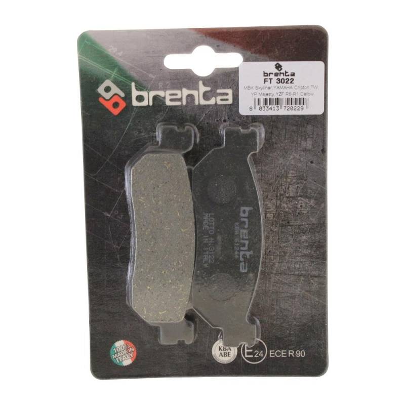 Bremsbeläge Brenta 3022 organisch hinten kompatibel mit MBK Skyliner 250 von Citomerx