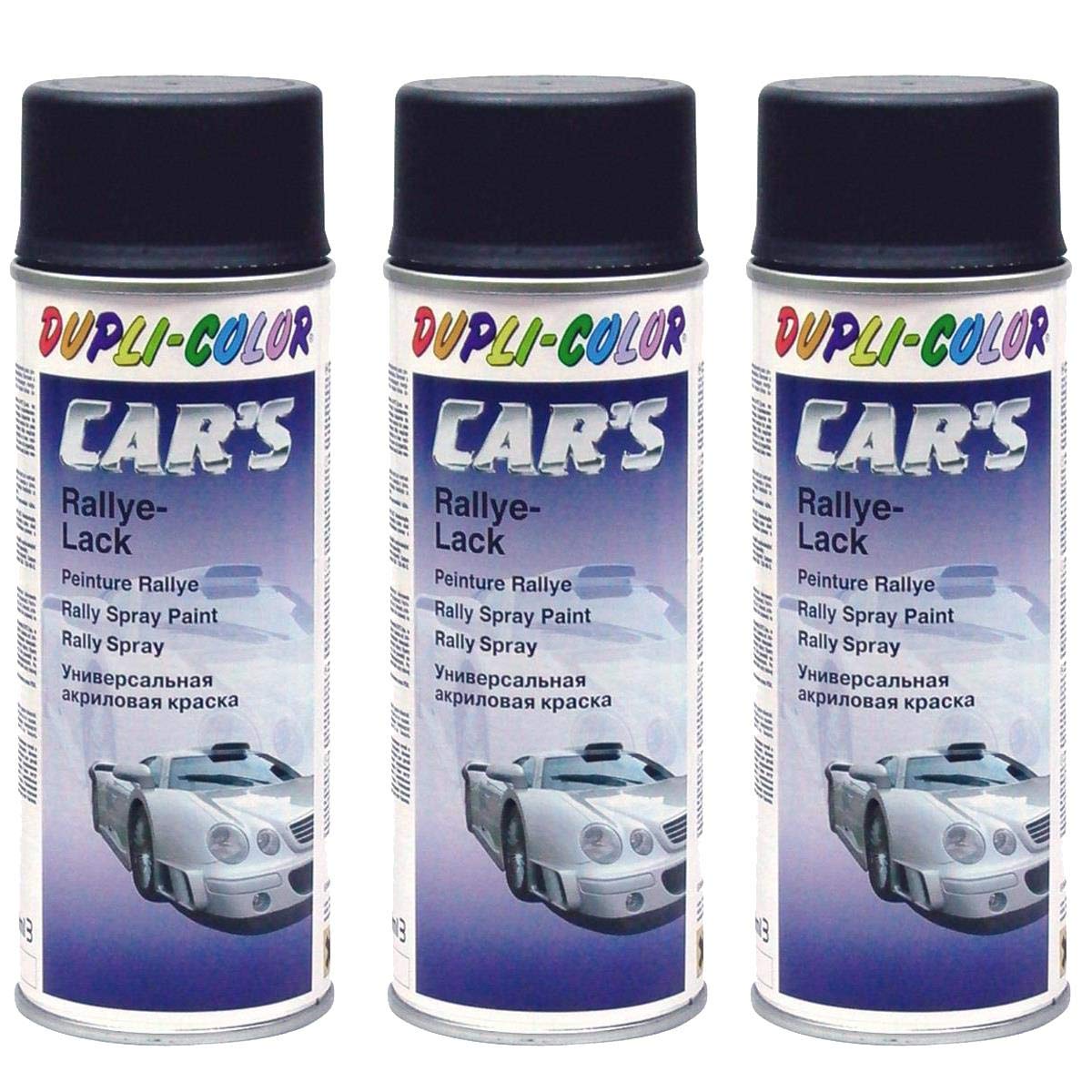 Car's Rallye Lack Lackspray schwarz seidenmatt 3X 400 ml Car's Rallye Lack Lackspray schwarz seidenmatt 3X 400 ml von Citomerx