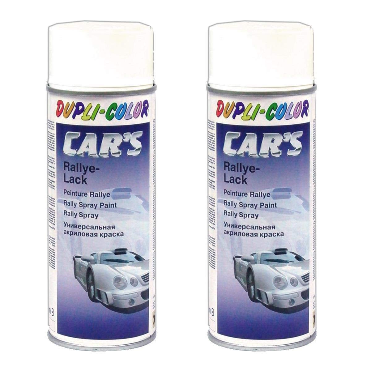 Car's Rallye Lack Lackspray weiß glänzend 2X 400 ml von Citomerx