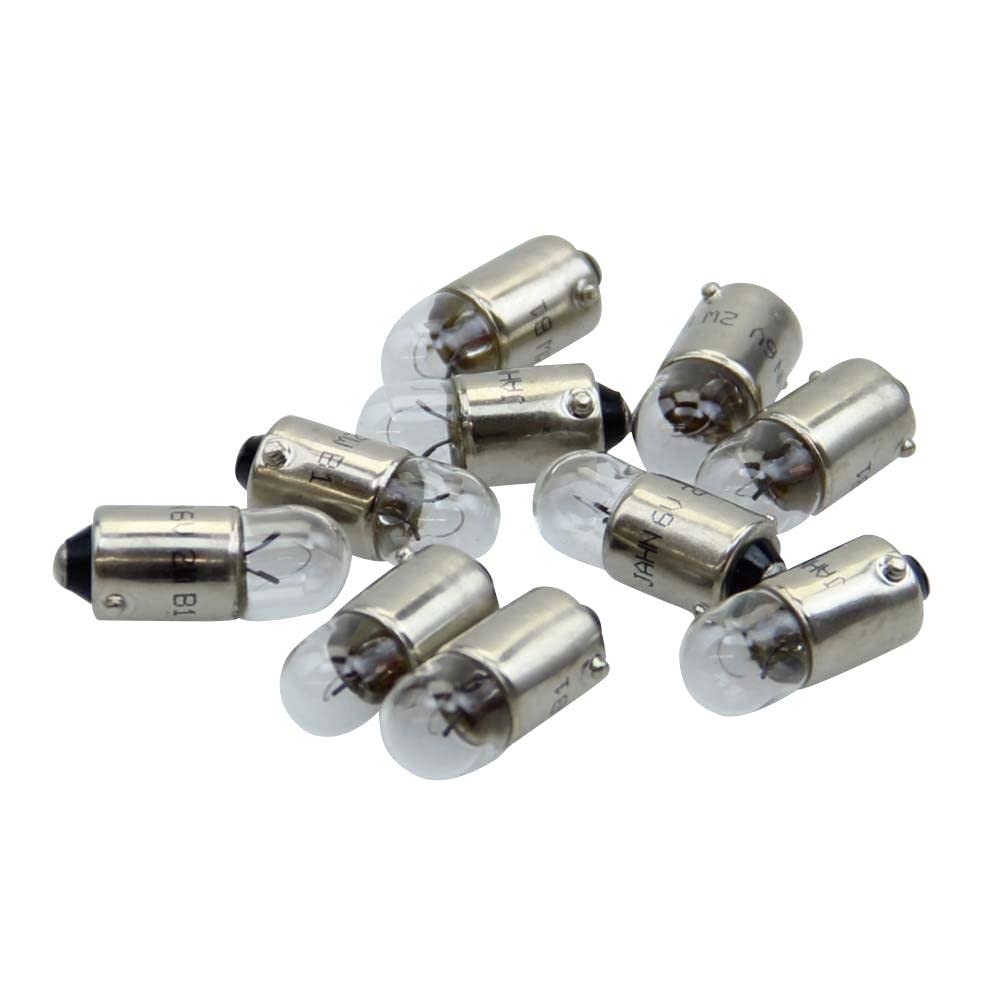 Citomerx 10x Glühlampe 6V 2W Ba9s Birne Lampe Rücklicht für Mofa Moped Oldtimer Citomerx 10x Glühlampe 6V 2W Ba9s Birne Lampe Rücklicht für Mofa Moped Oldtimer von Citomerx