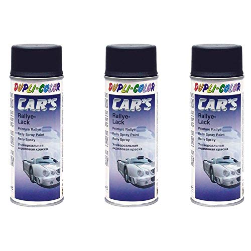 Duplicolor Car's Rallye Lack Lackspray schwarz glänzend 3X 400 ml. von Citomerx
