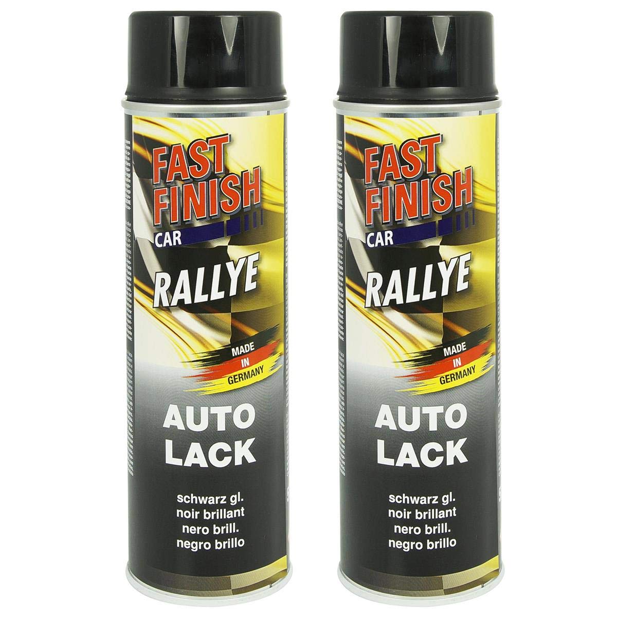 Fast Finish Rallye Lack schwarz glänzend 2X 500 ml Fast Finish Rallye Lack schwarz glänzend 2X 500 ml von Citomerx