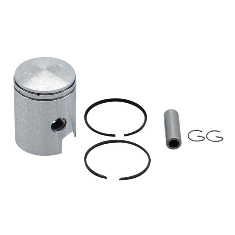 Kolben Set 38,4mm 50ccm Kolbenbolzen 10mm Kolbenset kompatibel mit Piaggio Ciao Si Bravo Kolben Set 38,4mm 50ccm Kolbenbolzen 10mm Kolbenset kompatibel mit Piaggio Ciao Si Bravo von Citomerx