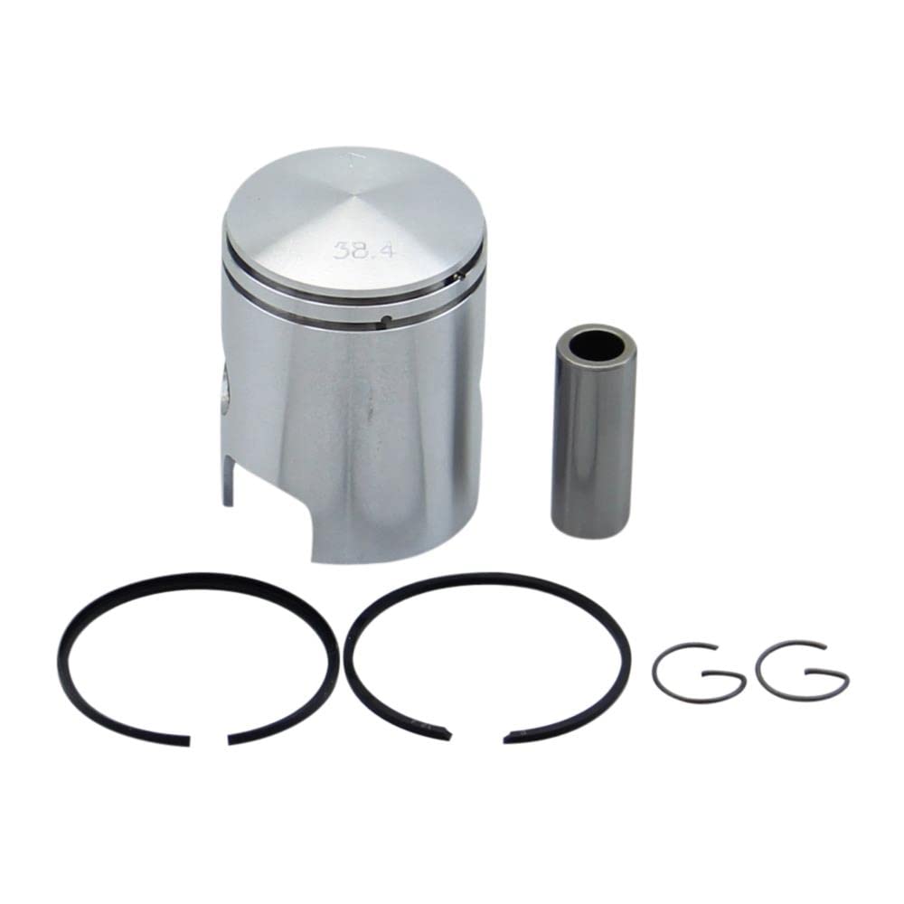 Kolben Set 38,4mm 50ccm Kolbenbolzen 12mm Kolbenset kompatibel mit Piaggio Ciao Si Bravo Kolben Set 38,4mm 50ccm Kolbenbolzen 12mm Kolbenset kompatibel mit Piaggio Ciao Si Bravo von Citomerx