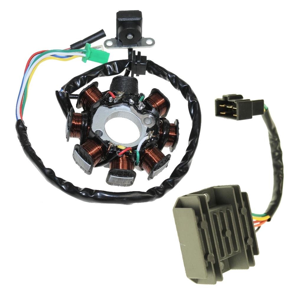 Lichtmaschine und Spannungsregler für 4-Takt China Roller GY6 125/150ccm Lichtmaschine und Spannungsregler für 4-Takt China Roller GY6 125/150ccm von Citomerx