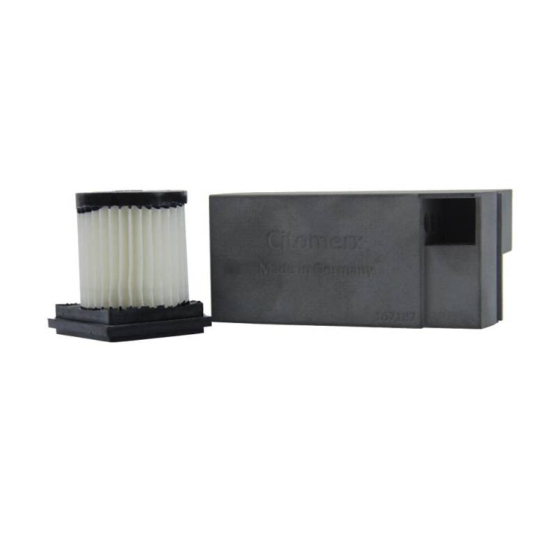 Luftfiltergehäuse Luftfilterkasten 20mm eckiger Einlass + Luftfilter 27mm TUNING SET kompatibel mit Hercules Optima Supra 2 3 Prima M 2 3 4 5 Jogging Hobby Rider HR Sachs 504 505 Motor von Citomerx